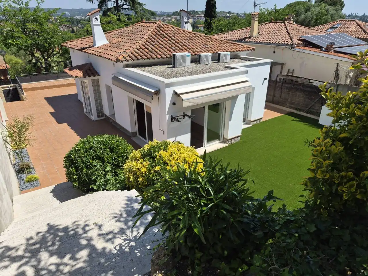 Terrasse von Haus oder Chalet zur Miete in Sant Cugat del Vallès mit Klimaanlage, Heizung und Privatgarten