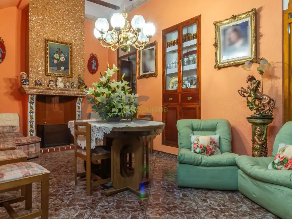 Sala de estar de Casa o chalet en venta en Alberic con Terraza y Balcón