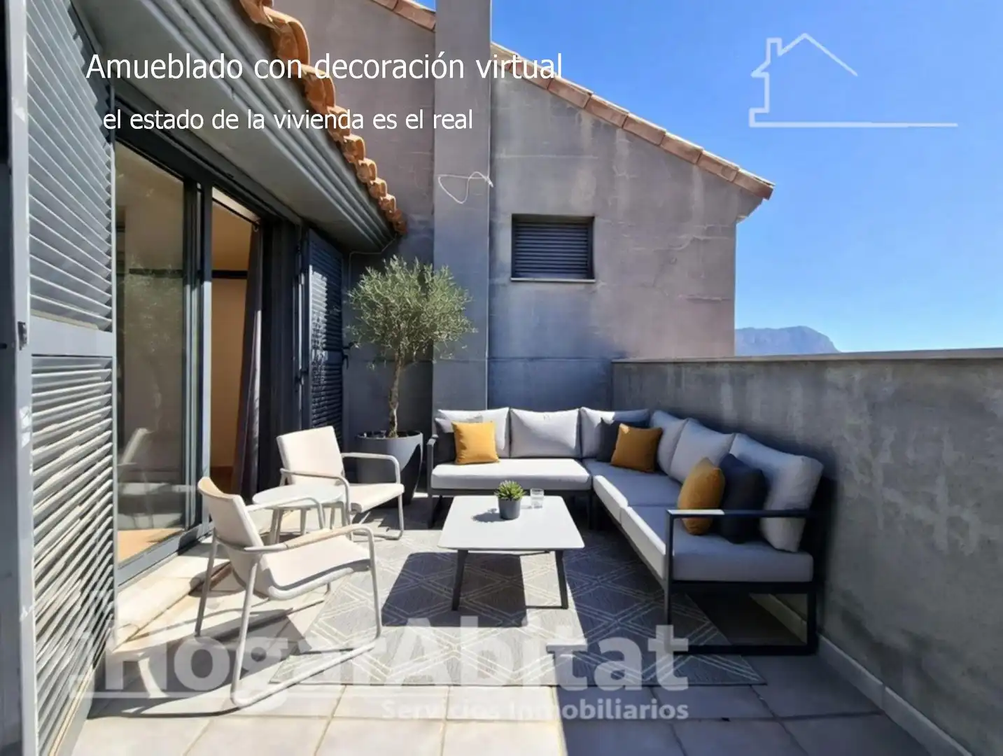 Terrace of Attic for sale in Pedreguer  with Air Conditioner, Parquet flooring and Terrace