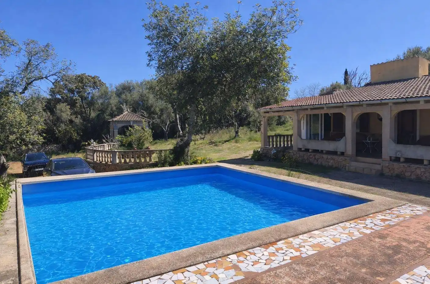 Swimming pool of Country homes for rent in Costitx