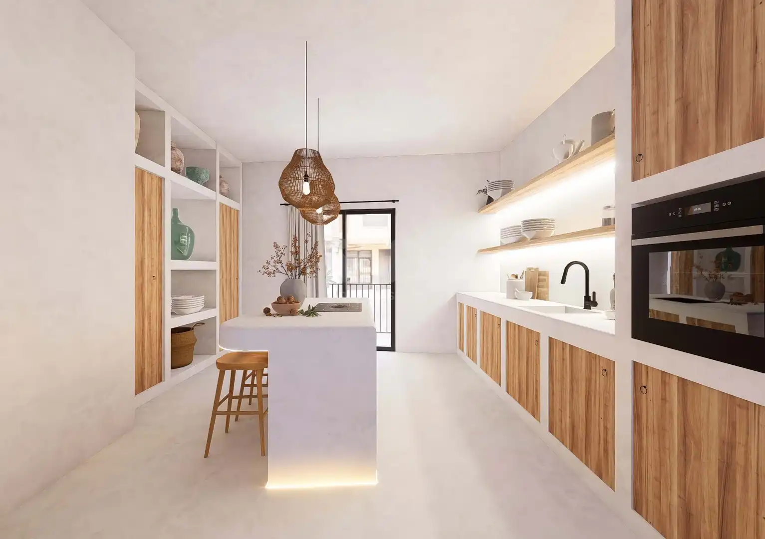 Cocina de Finca rústica en venta en Pego con Aire acondicionado, Calefacción y Terraza