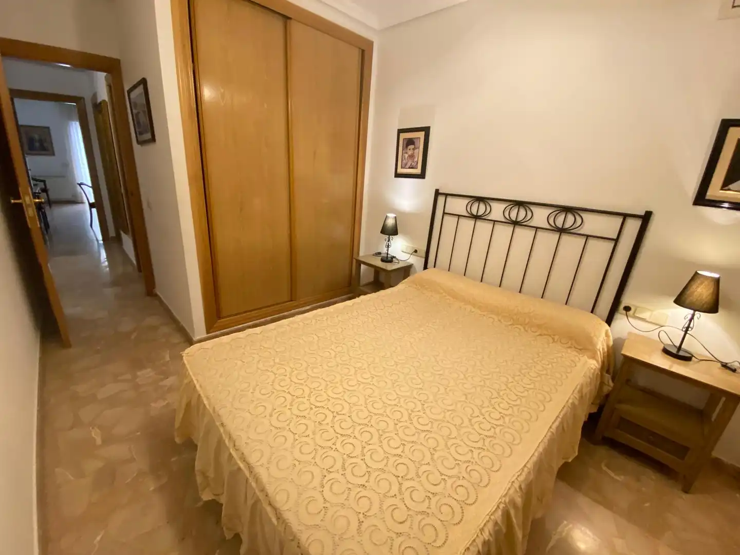Bedroom of Apartments for rent in Albacete  with Air Conditioner, Heating and Furnished