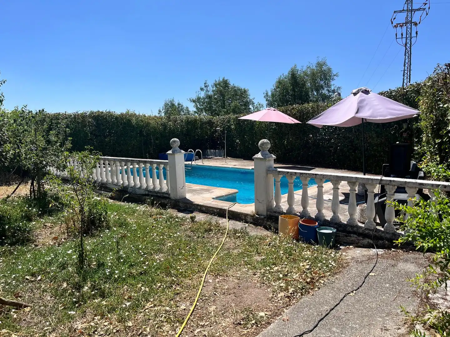 Piscina de Casa o chalet en venta en El Boalo - Cerceda – Mataelpino con Jardín privado, Piscina y Amueblado