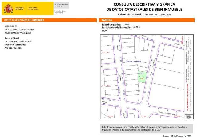 Terreno residencial en Venta en Beniopa - Sant Pere