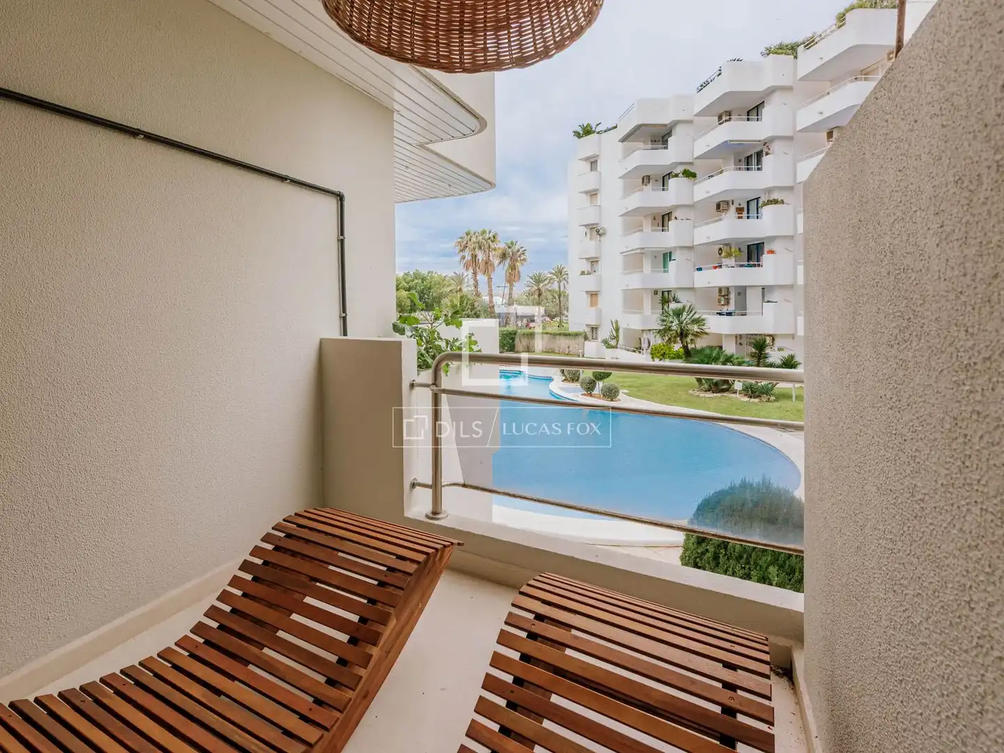Terrasse von Wohnung zum Verkauf in Eivissa mit Klimaanlage, Heizung und Privatgarten