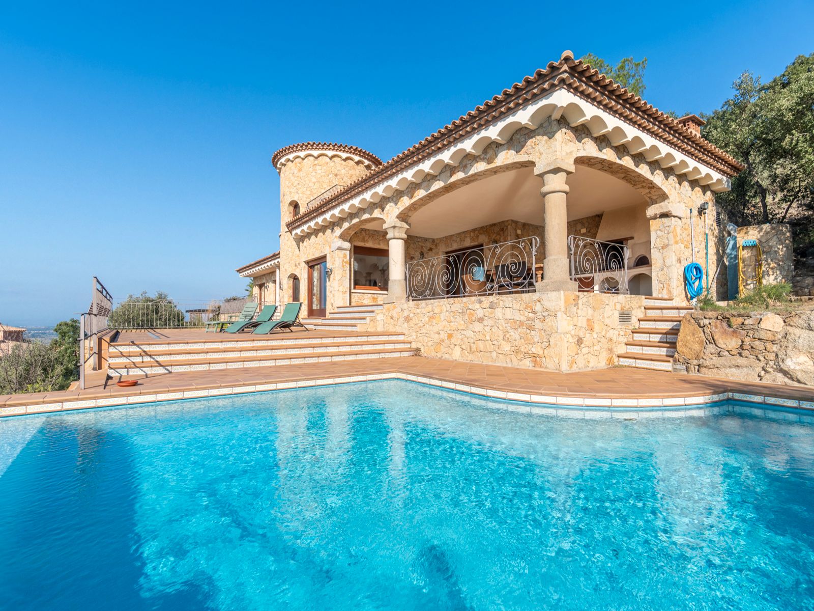 Piscina de Casa o xalet en venda en Palau-saverdera amb Aire condicionat, Calefacció i Jardí privat
