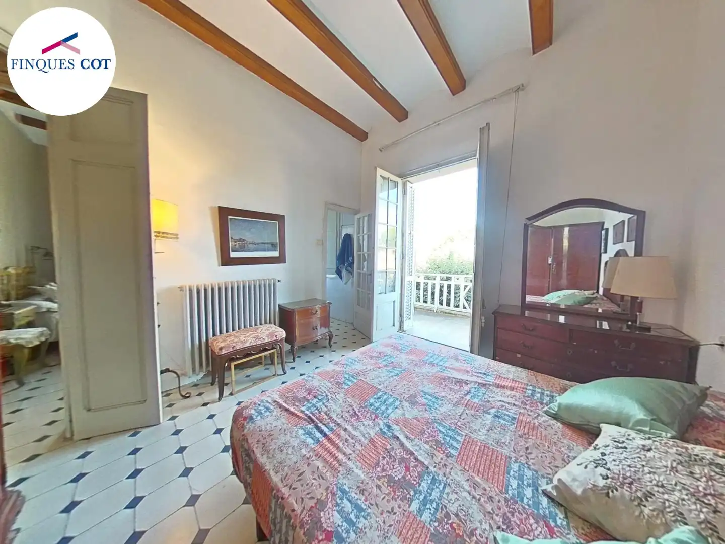 Schlafzimmer von Haus oder Chalet zum Verkauf in Cardedeu mit Heizung, Möbliert und Balkon