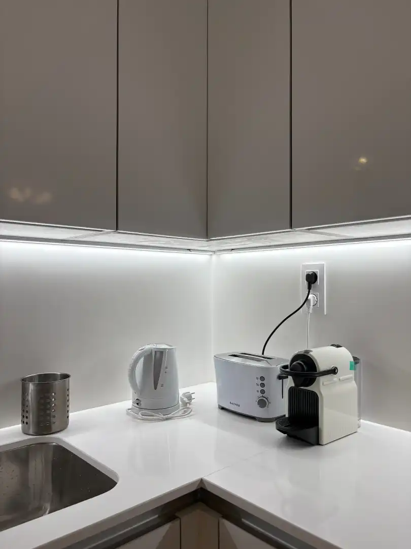 Kitchen of Flat for rent in Zaragoza  with Air Conditioner and Furnished
