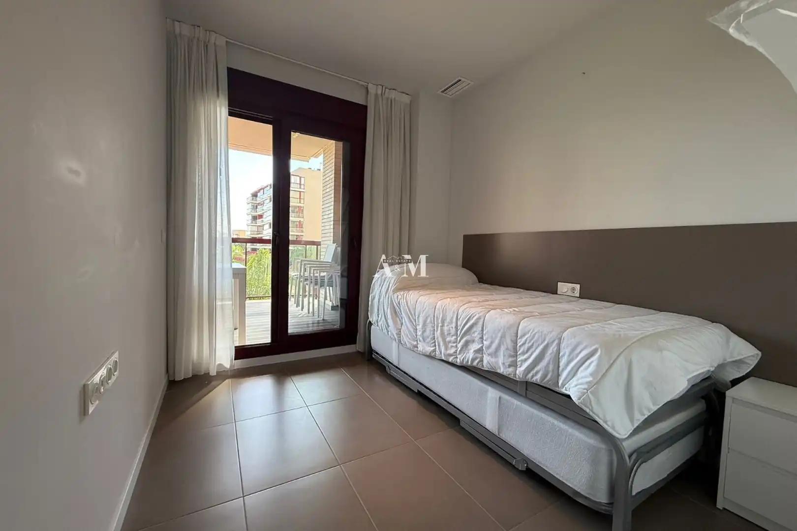Bedroom of Flat for rent in Pilar de la Horadada  with Air Conditioner, Heating and Swimming Pool