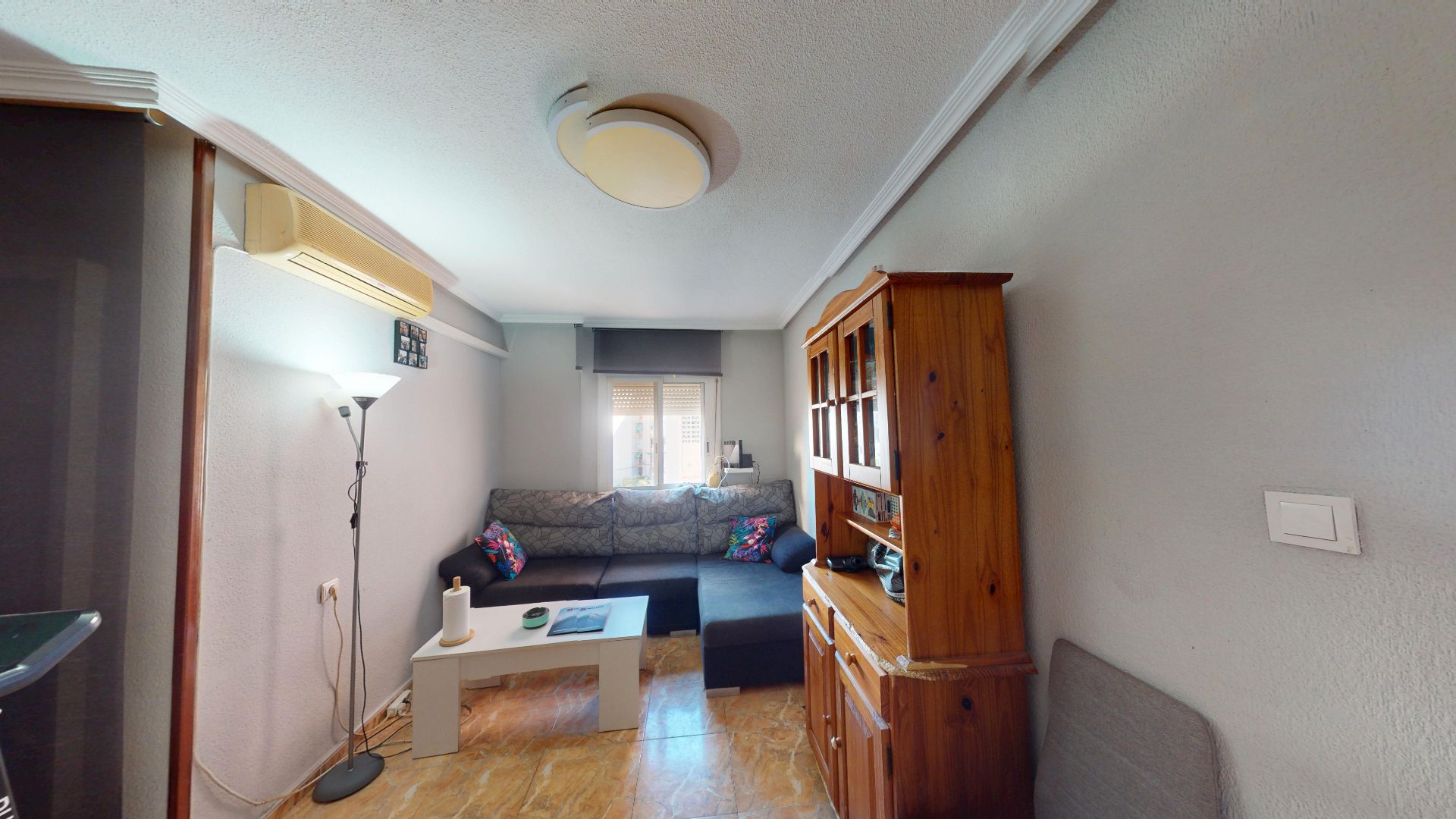 Living room of Flat for sale in Alicante / Alacant  with Air Conditioner and Furnished