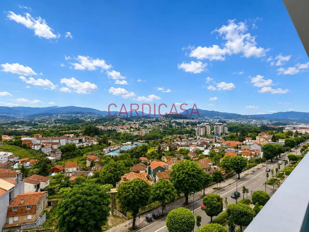 Vista exterior de Piso en venta en Vigo  con Calefacción, Parquet y Terraza