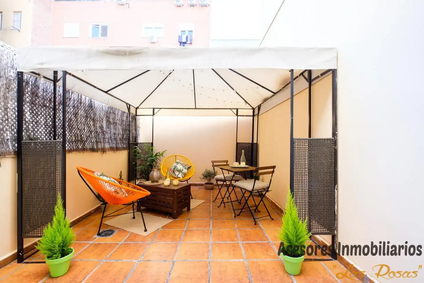 Terrasse von Wohnung zur Miete in Madrid mit Klimaanlage und Möbliert