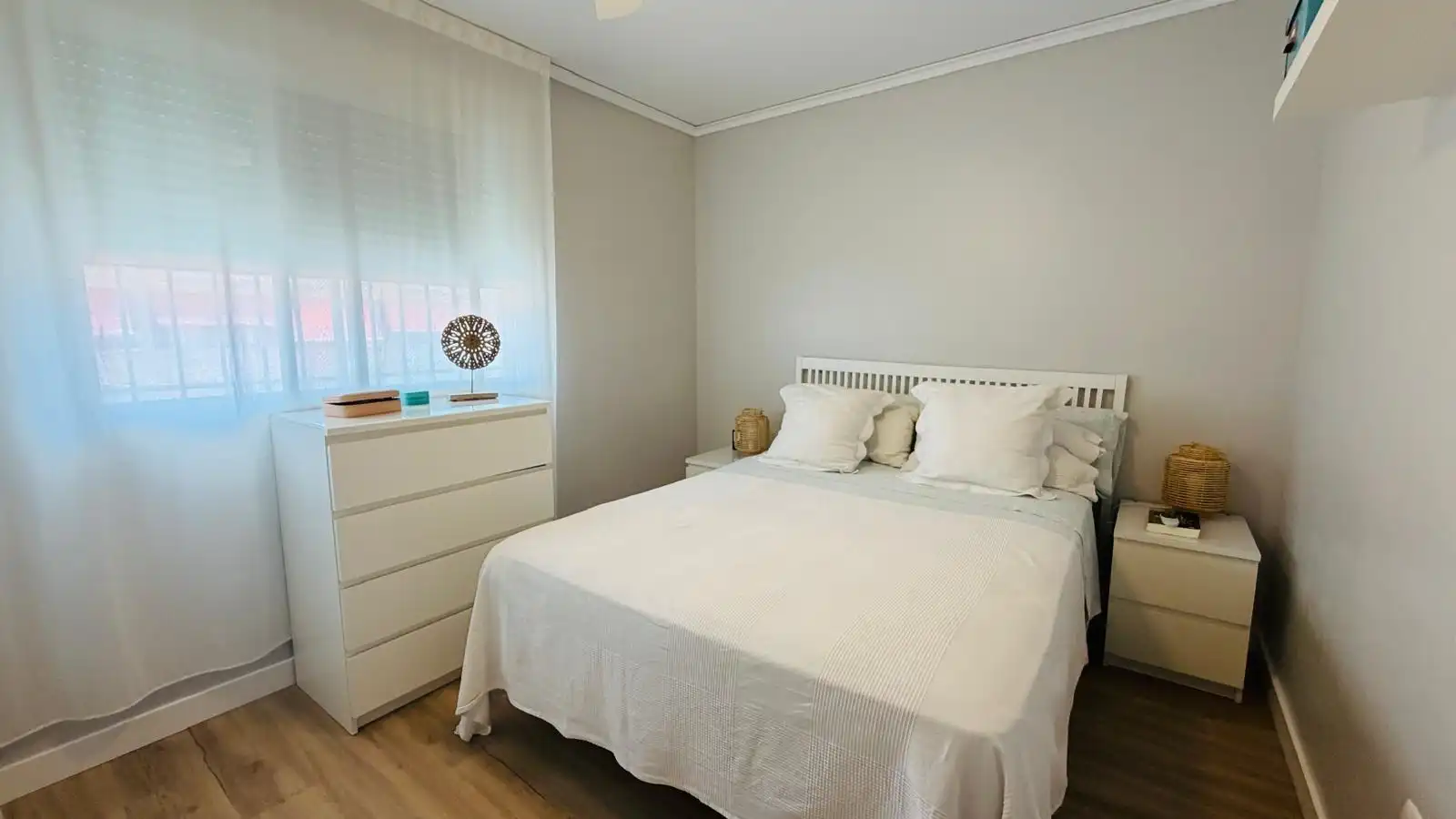 Bedroom of Apartments for rent in Puçol  with Air Conditioner, Heating and Terrace