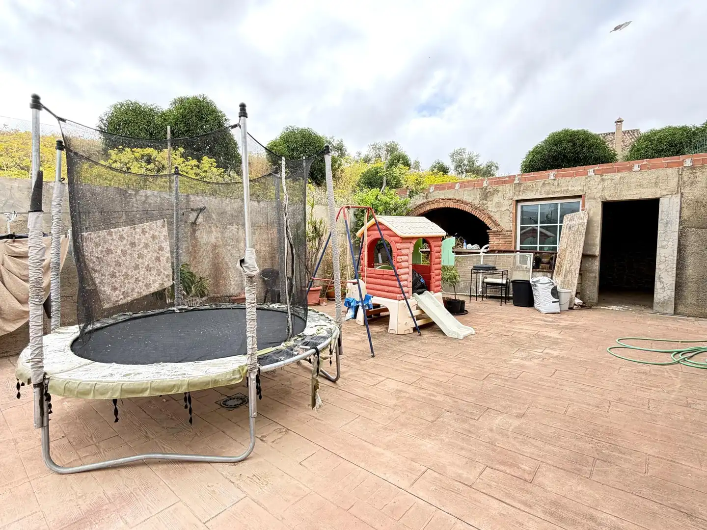 Terrace of Country homes for sale in Valle de Abdalajís  with Air Conditioner, Heating and Private garden