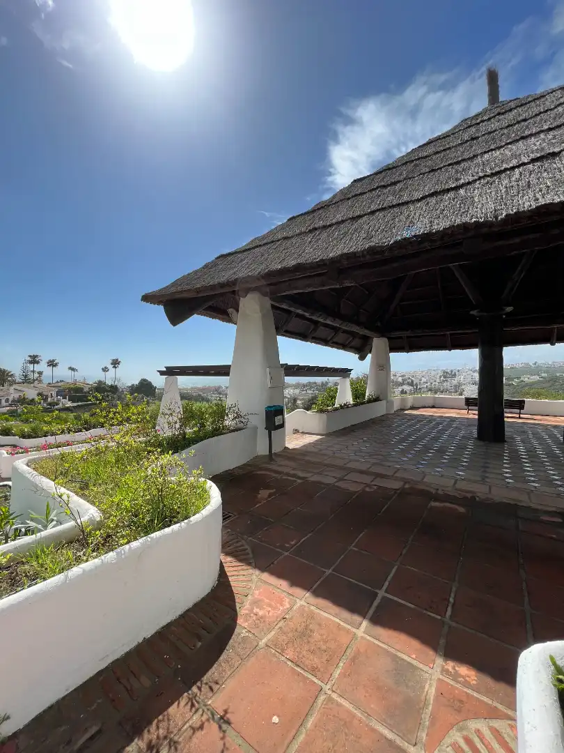 Terrasse von Wohnung zum Verkauf in Manilva mit Klimaanlage, Terrasse und Möbliert