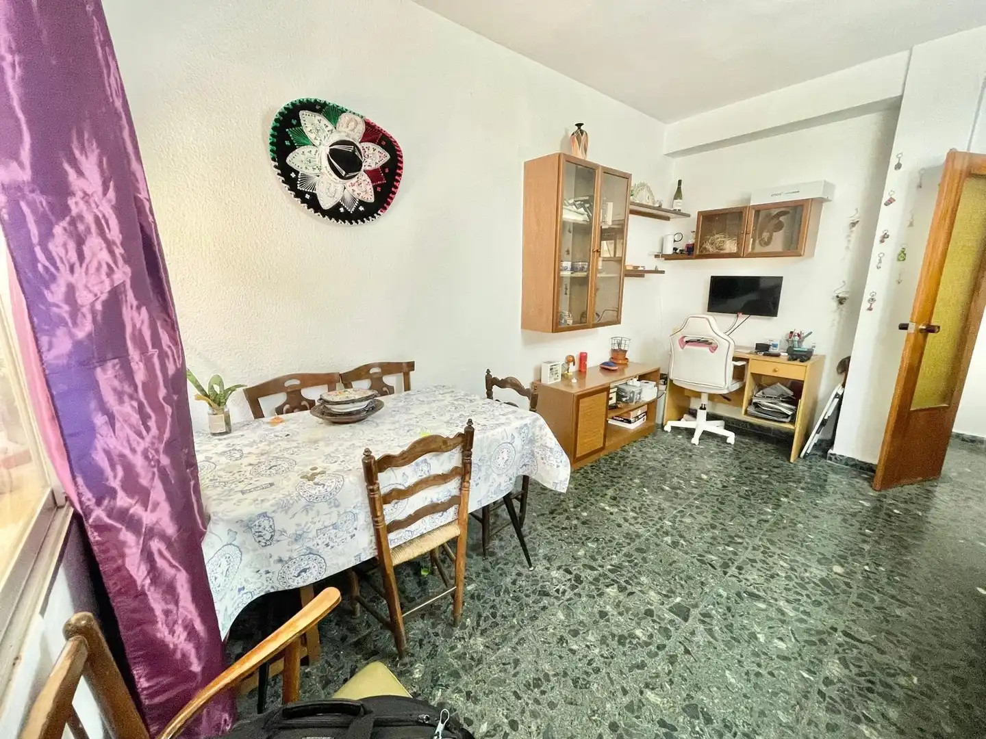 Menjador de Apartament de lloguer en San Javier amb Terrassa, Moblat i Forn