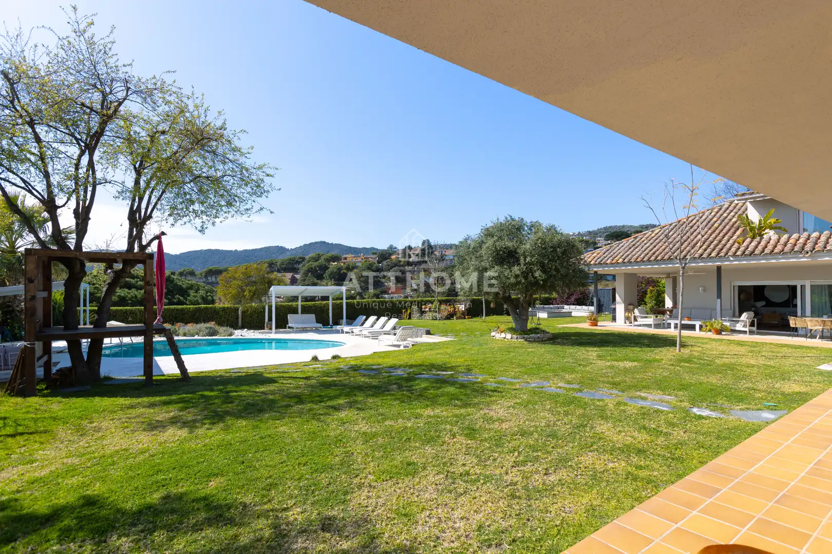 Garden of Houses for rent in Cabrils  with Air Conditioner, Heating and Private garden