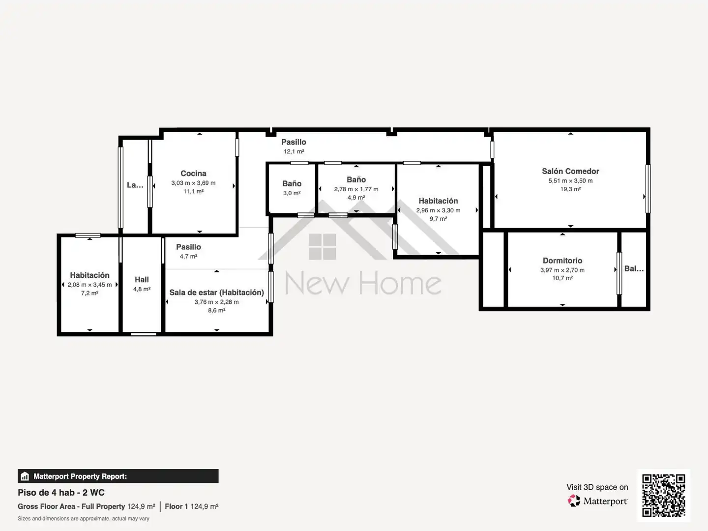 Flat for sale in La Pobla de Vallbona  with Air Conditioner, Heating and Balcony