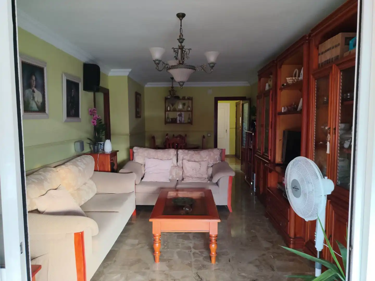 Sala de estar de Piso en venta en Málaga Capital con Aire acondicionado, Terraza y Balcón