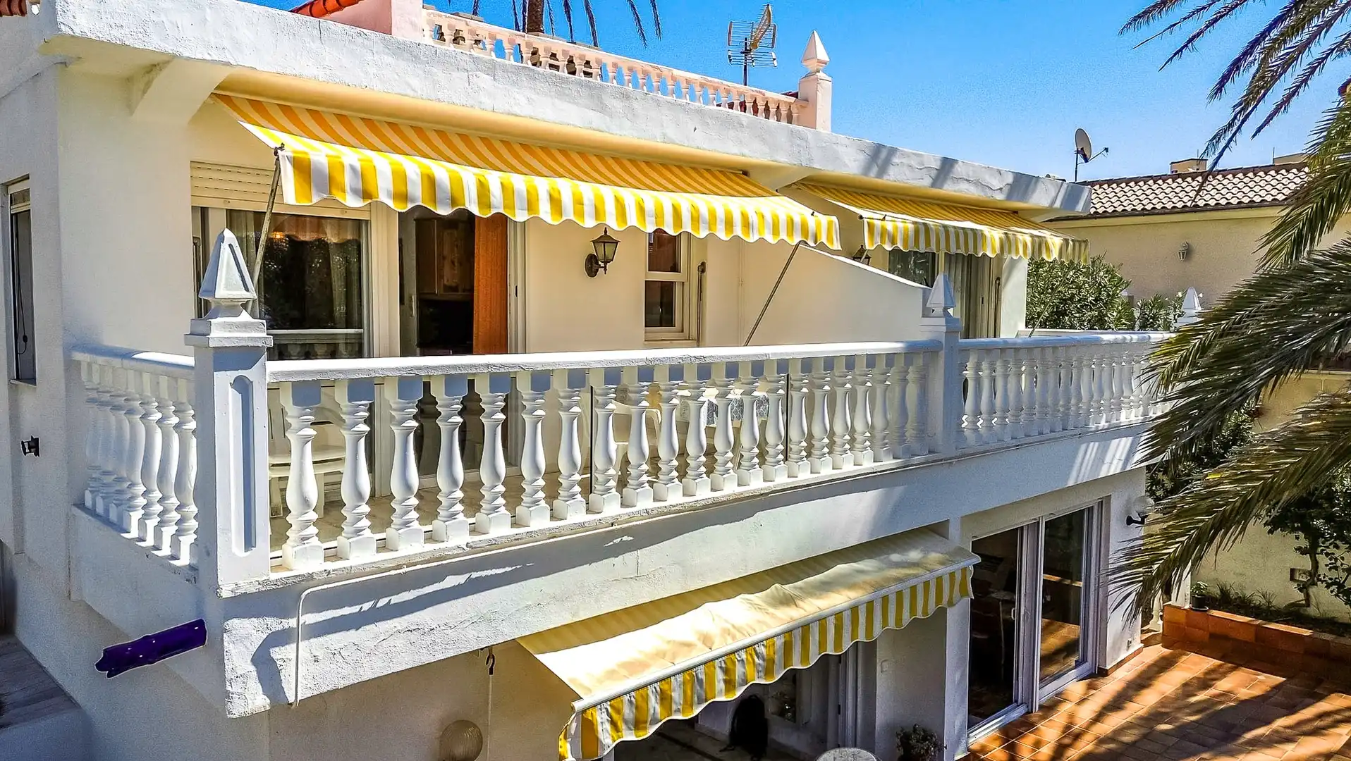 Balcony of Houses for sale in La Manga del Mar Menor  with Air Conditioner and Terrace