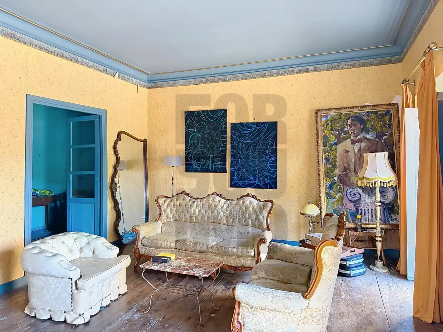 Wohnzimmer von Country house zum Verkauf in Bera, Navarra