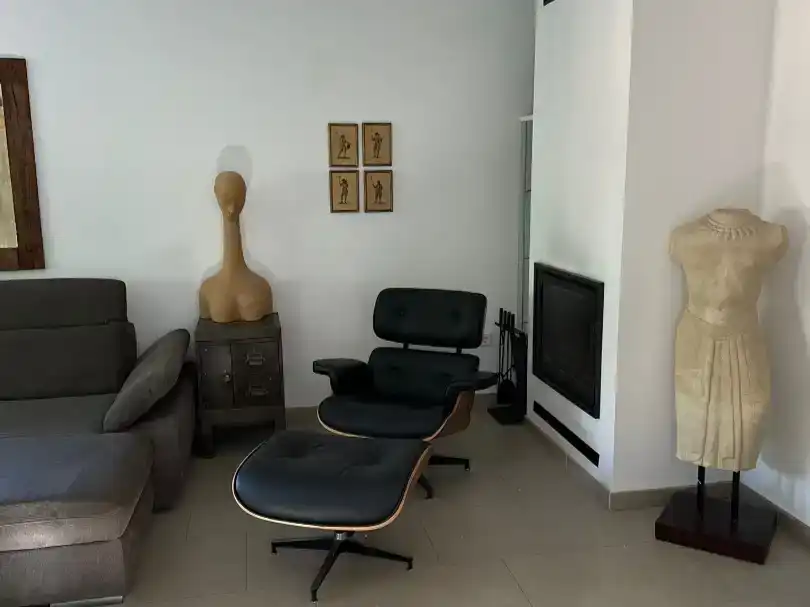 Sala d'estar de Casa o xalet en venda en Cunit amb Aire condicionat, Piscina i Balcó