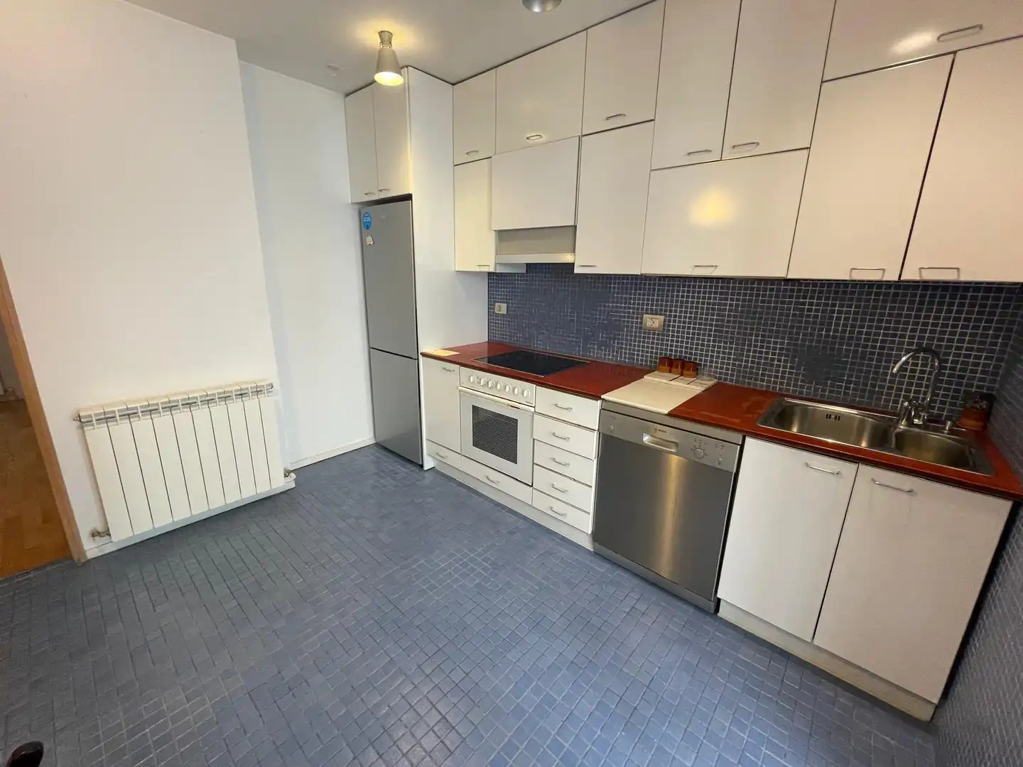 Cocina de Apartamento de alquiler en Zaragoza con Aire acondicionado, Calefacción y Parquet