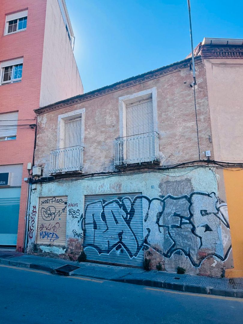 Exterior view of Single-family semi-detached for sale in  Murcia Capital