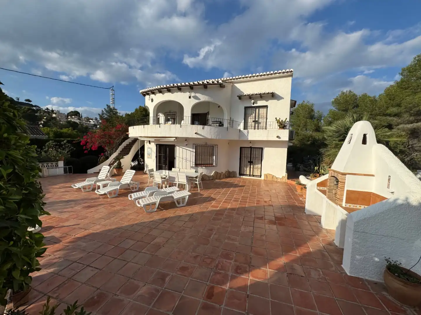 Vista exterior de Casa o chalet en venta en Moraira con Aire acondicionado, Calefacción y Jardín privado
