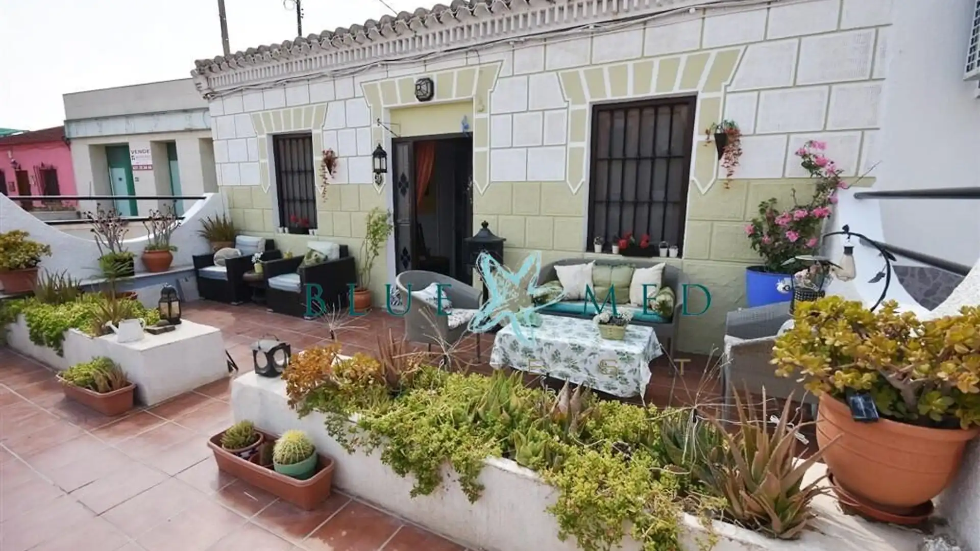 Terraza de Casa o chalet en venta en Fuente Álamo de Murcia con Jardín privado y Terraza