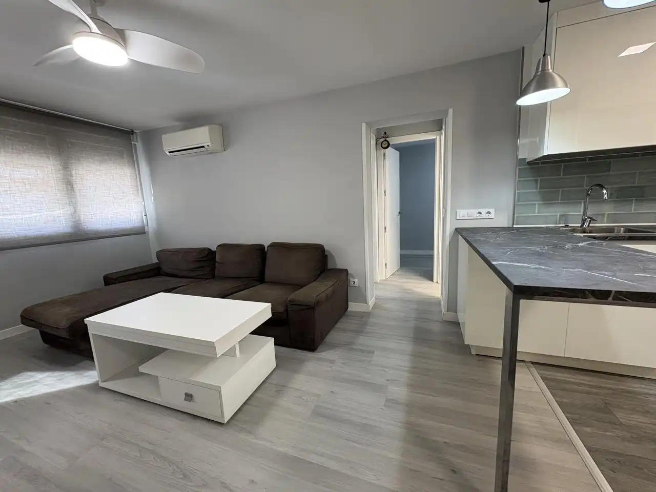 Sala de estar de Piso de alquiler en Madrid con Aire acondicionado y Calefacción