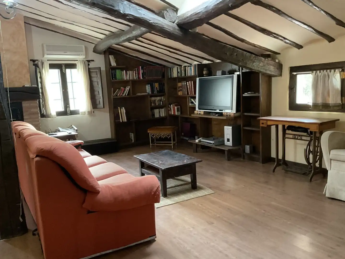 Living room of Country homes for sale in Bobadilla  with Parquet flooring, Terrace and Storage room