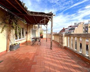 Terrace of Attic to rent in  Barcelona Capital  with Air Conditioner, Heating and Parquet flooring