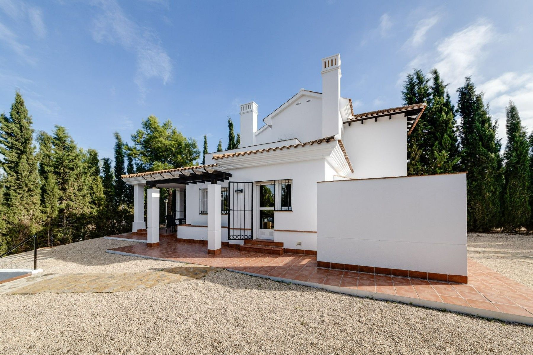 Vista exterior de Casa o chalet en venta en Fuente Álamo de Murcia con Piscina