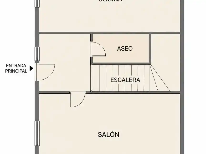 Piso en venta en Villacastín con Jardín privado
