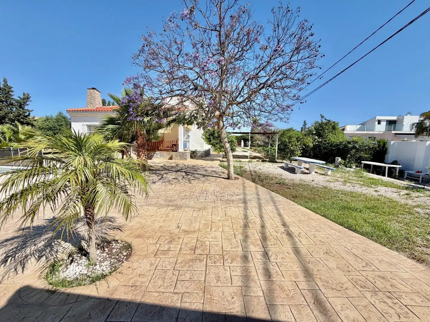 Vista exterior de Casa o chalet en venta en Elche / Elx con Aire acondicionado, Jardín privado y Terraza