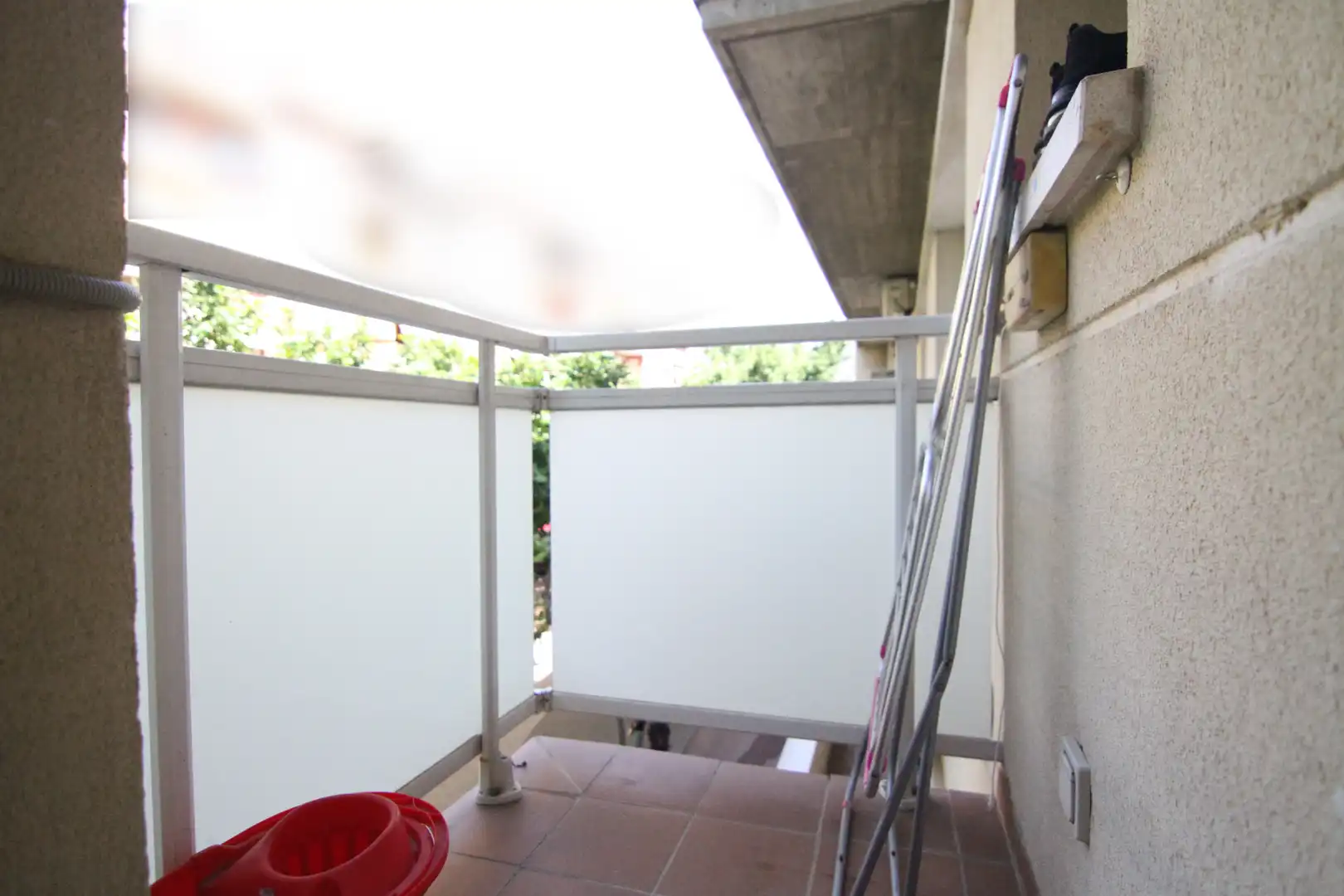 Terrasse von Wohnung zum Verkauf in Olesa de Montserrat mit Klimaanlage, Heizung und Ofen