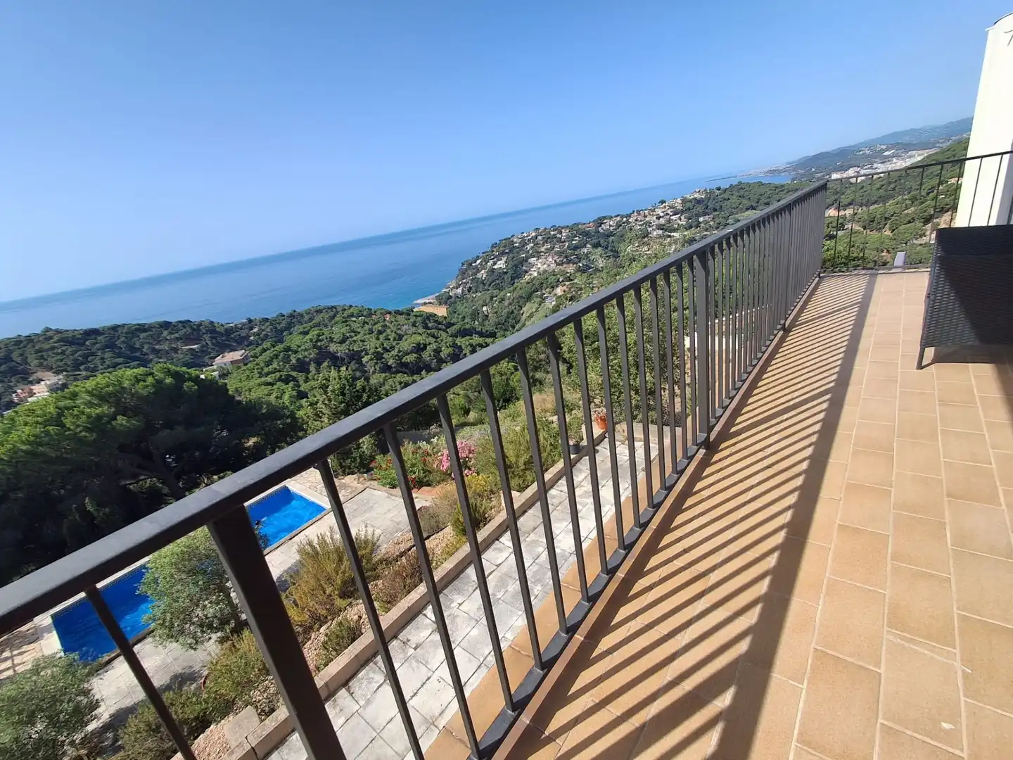 Terrassa de Casa o xalet de lloguer en Lloret de Mar amb Calefacció, Jardí privat i Piscina