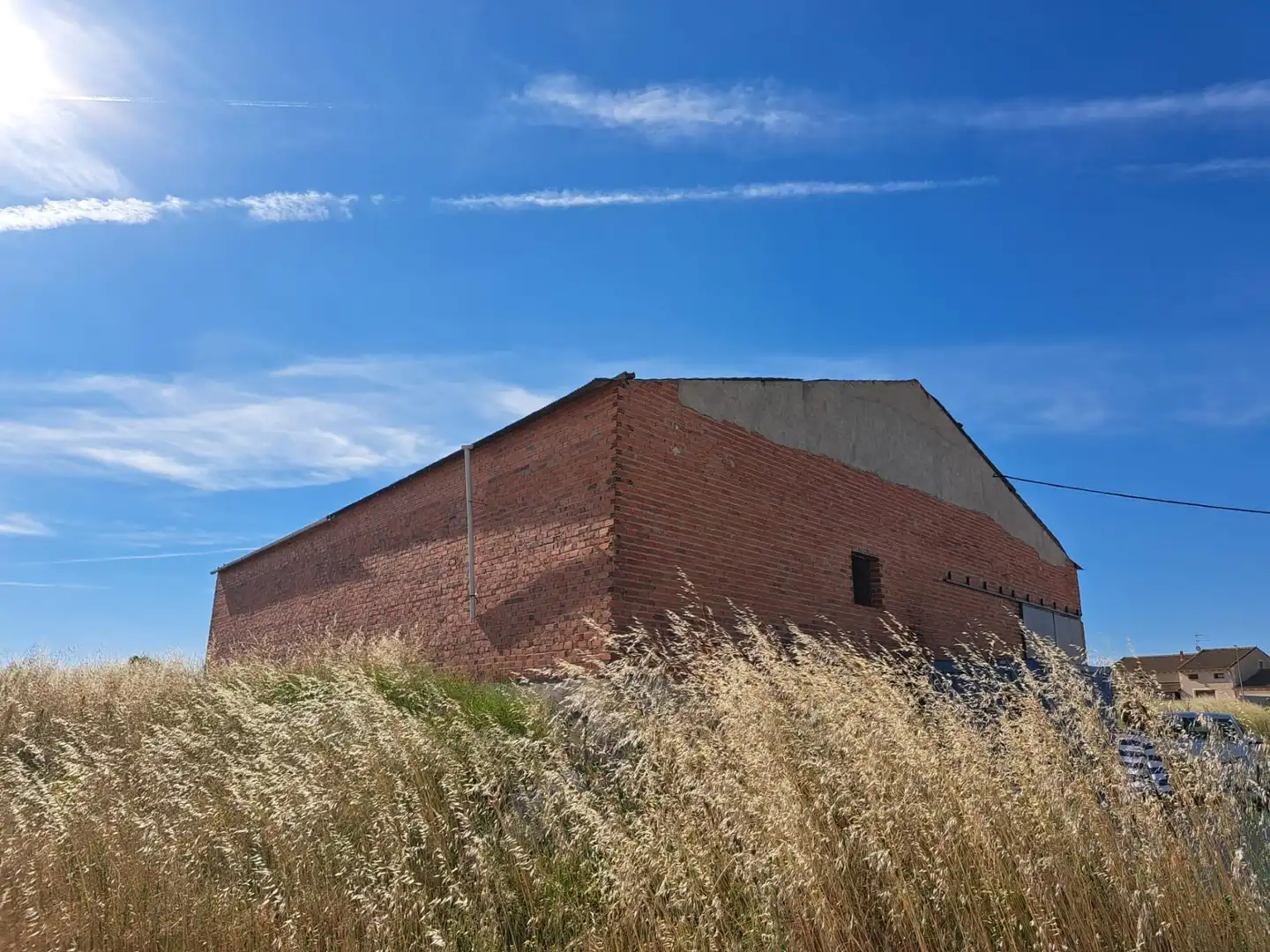 Vista exterior de Nave industrial en venta en Torrescárcela