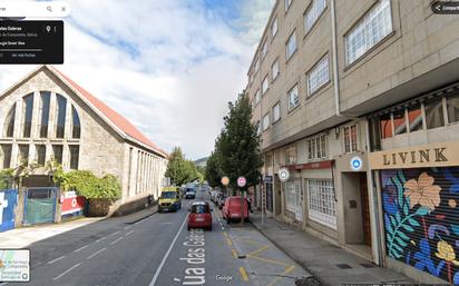 Exterior view of Flat for sale in Santiago de Compostela   with Heating, Parquet flooring and Storage room