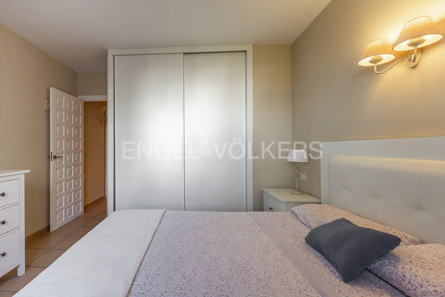 Bedroom of Flat for rent in Dénia  with Air Conditioner, Heating and Terrace