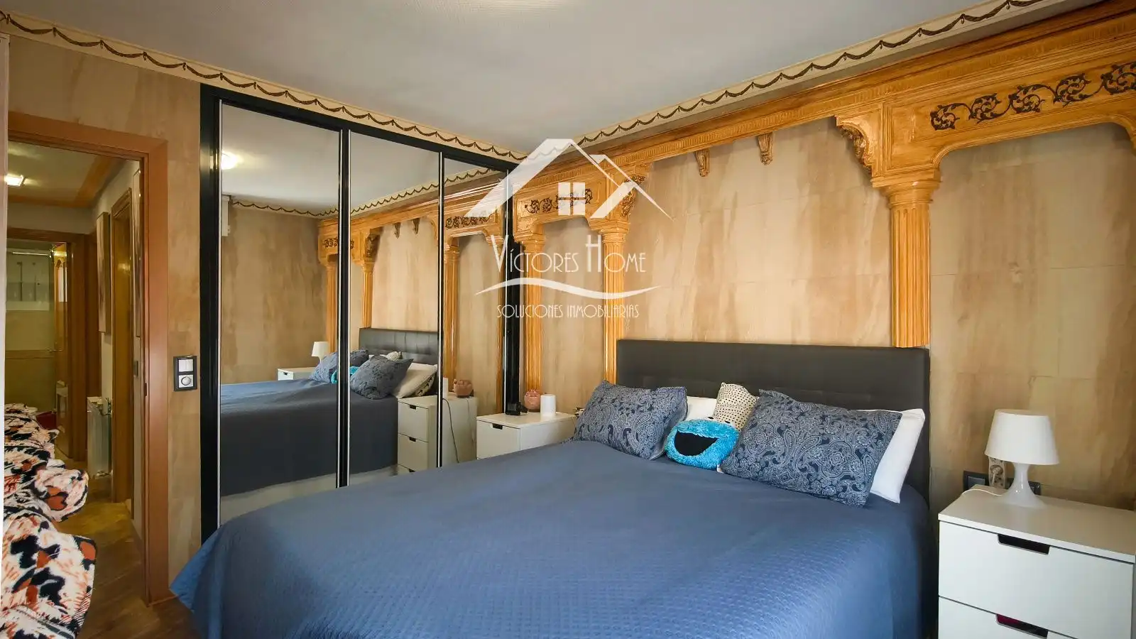 Bedroom of Flat for sale in  Madrid Capital  with Air Conditioner, Heating and Terrace