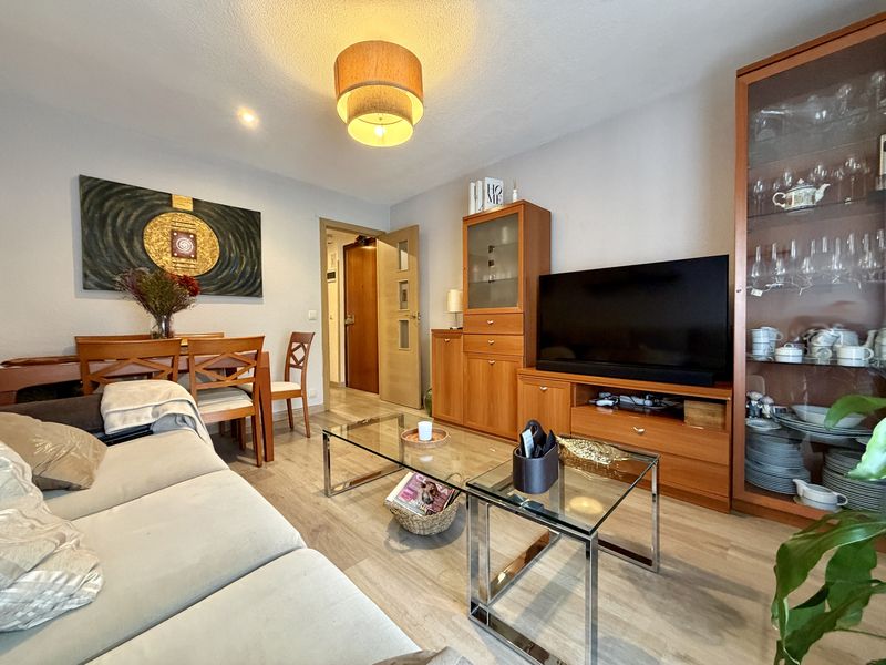 Living room of Flat for sale in  Madrid Capital  with Air Conditioner, Heating and Terrace