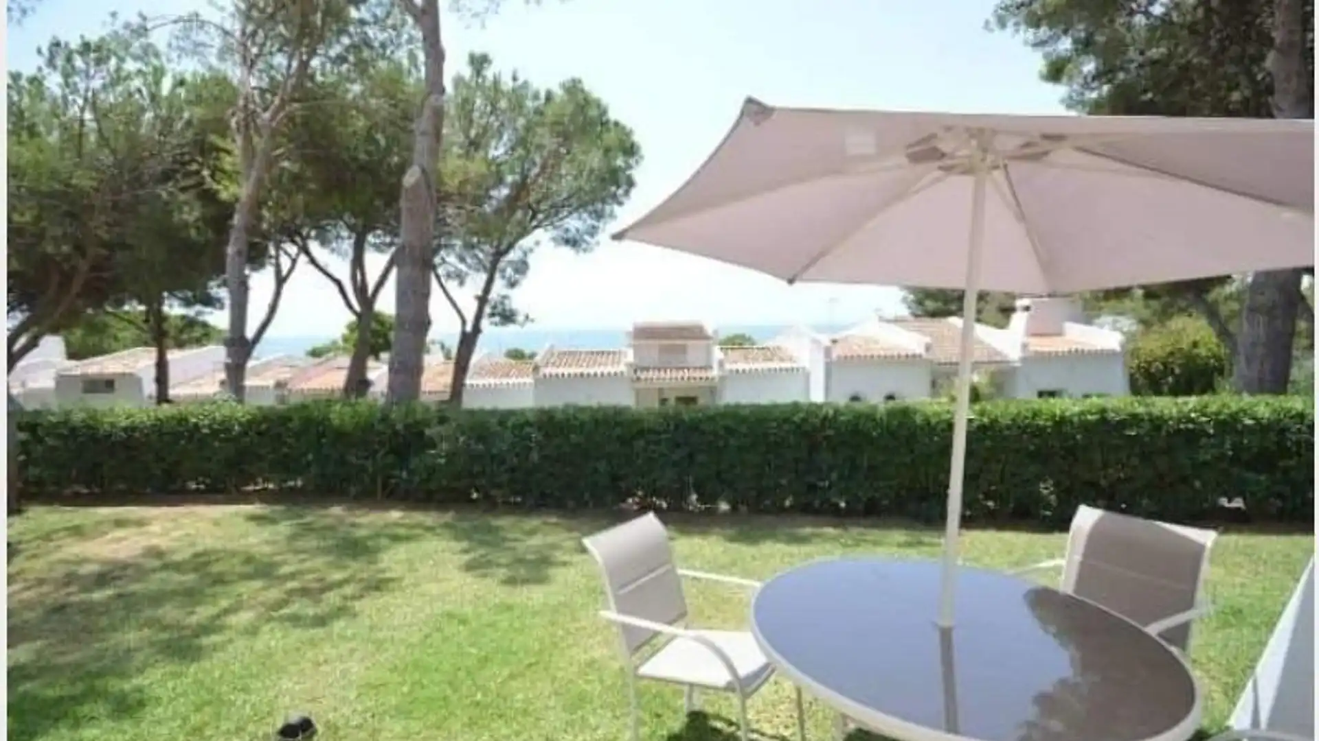 Jardín de Apartamento en venta en Estepona con Jardín privado, Terraza y Amueblado