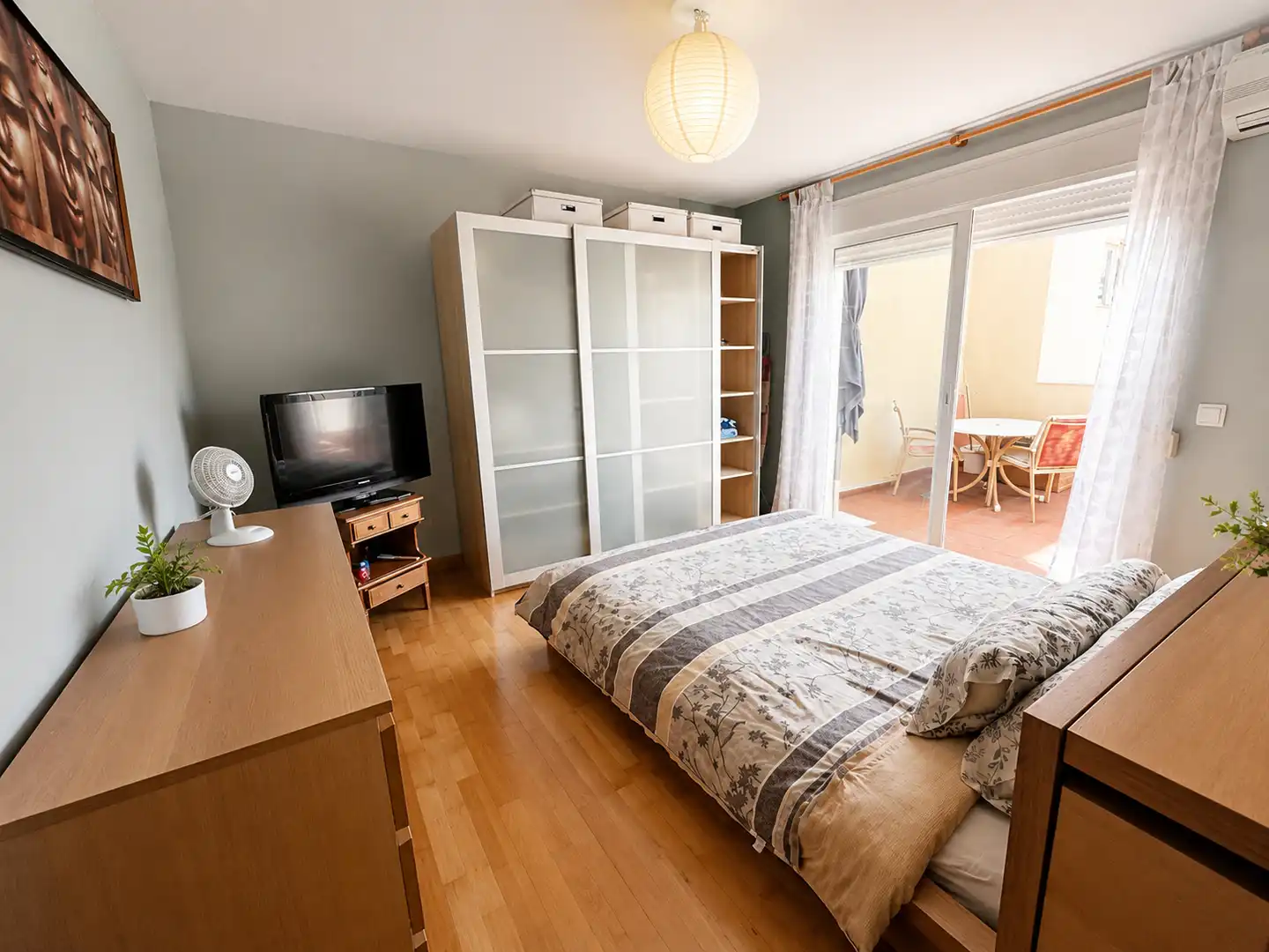 Bedroom of Attic for rent in Marbella  with Air Conditioner, Furnished and Pets allowed