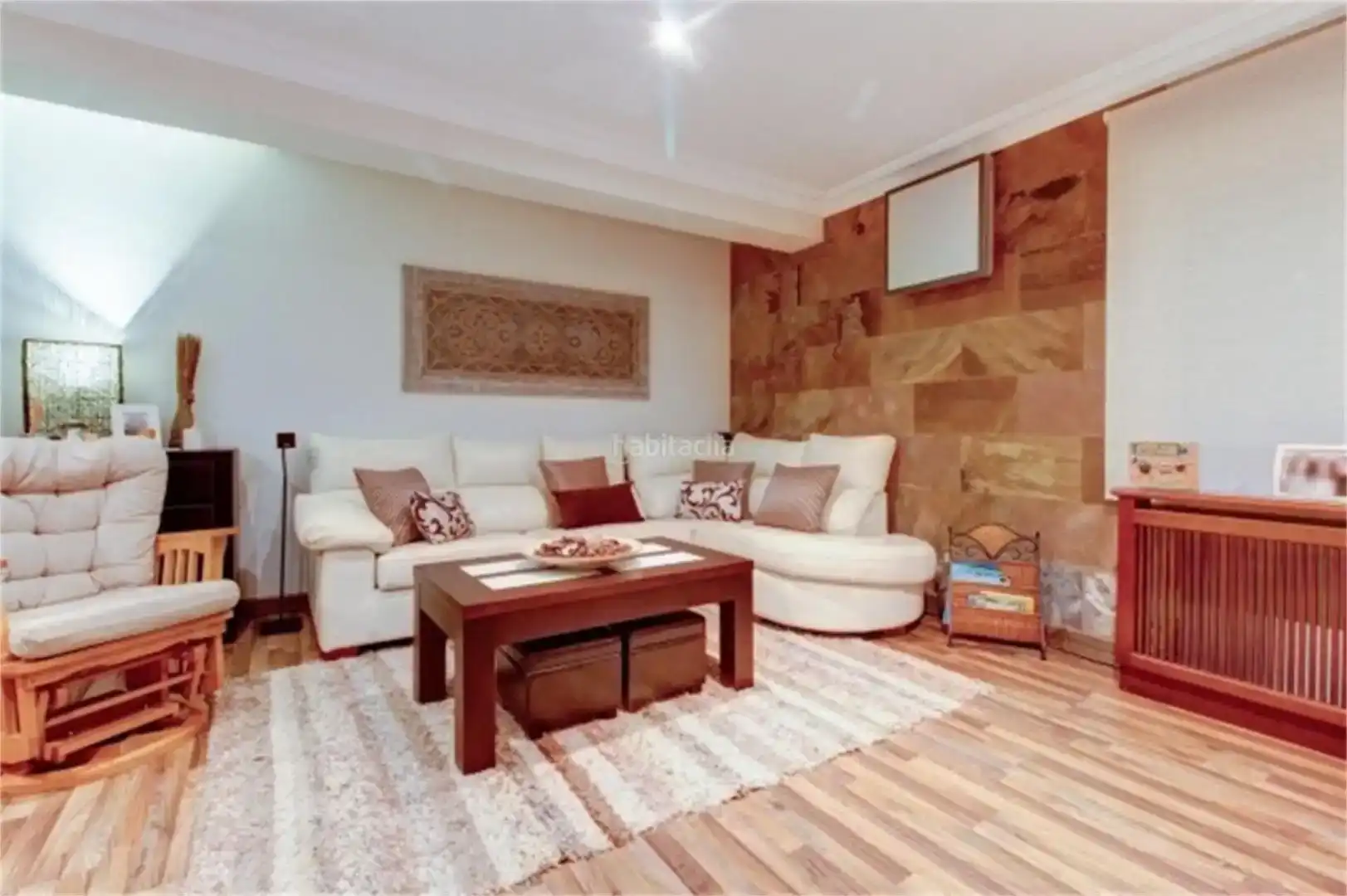 Sala de estar de Piso en venta en Almodóvar del Río con Aire acondicionado, Jardín privado y Parquet