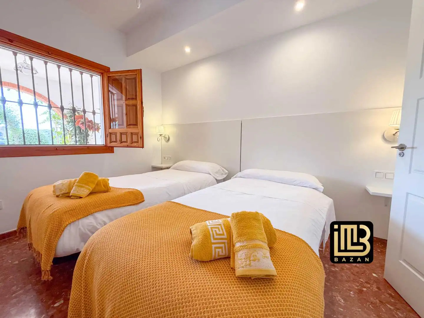 Schlafzimmer von Wohnung zum Verkauf in El Borge mit Klimaanlage, Heizung und Privatgarten