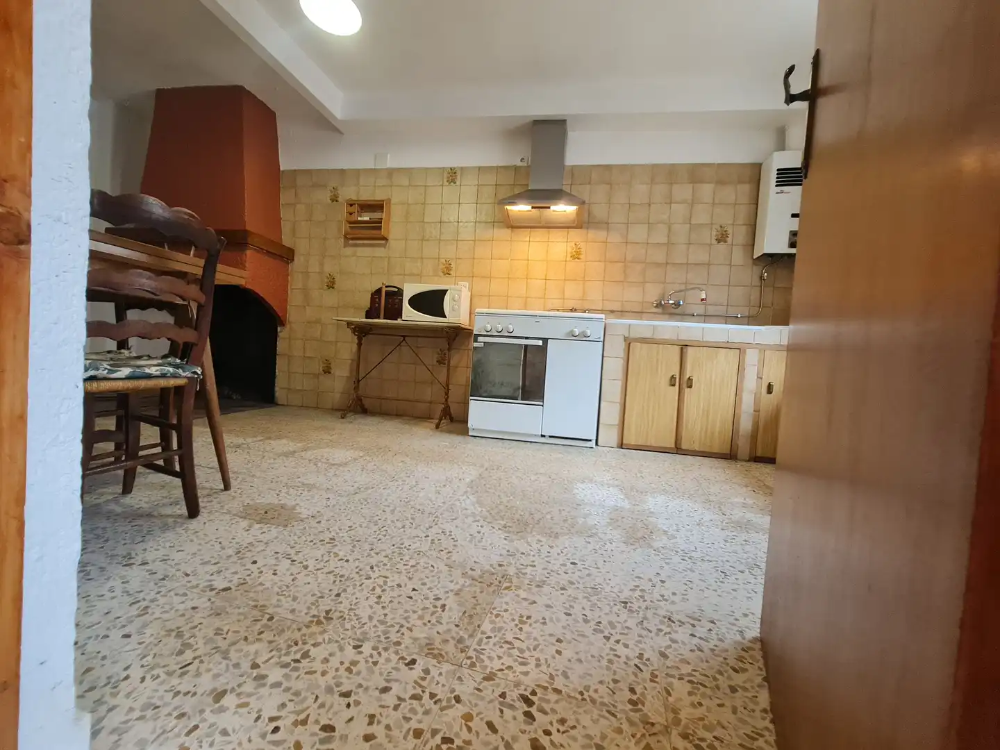 Cuina de Casa o xalet en venda en Navacarros amb Terrassa i Balcó