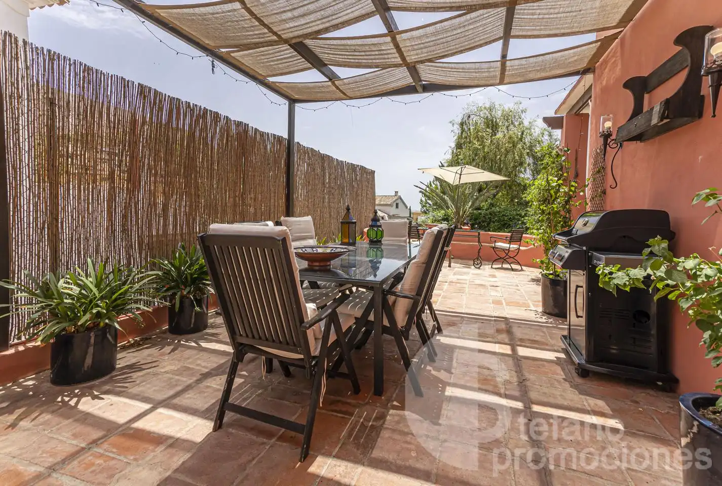 Terraza de Casa o chalet en venta en Málaga con Aire acondicionado, Jardín privado y Terraza