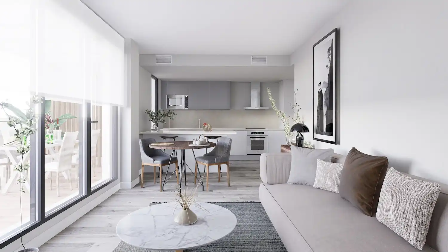 Mini appartamento con terrazza in vendita a Montañar - El Arenal, imagen 2